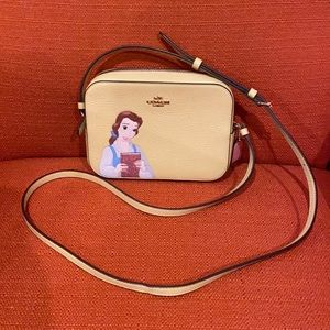 LIKE NEW Coach x Disney Belle Camera Cross Body